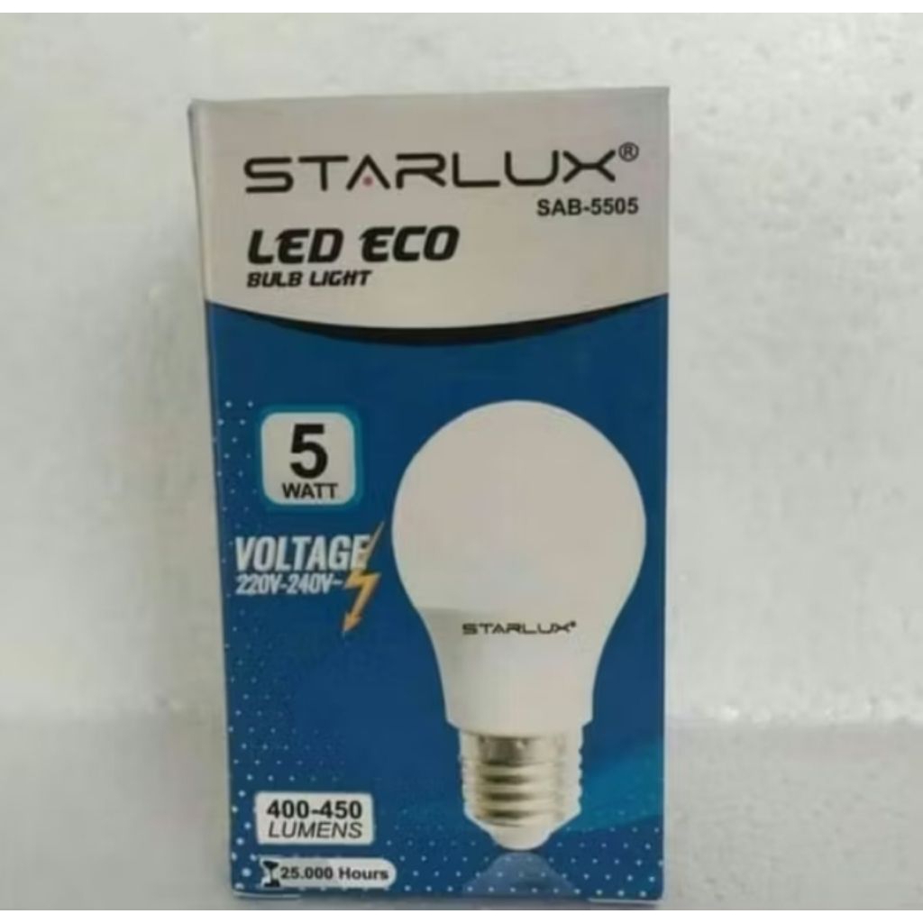 lampu LED 5 WATT warm white / kuning