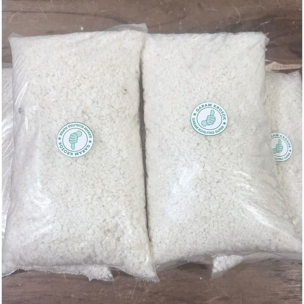 

Garam Krosok Garam Kasar Kemasan 1kg 100% Asli Langsung Dari Petani Garam