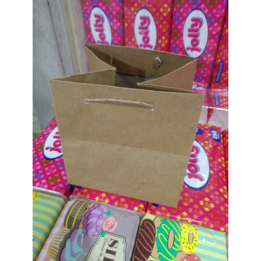 

paper bag buat toples dan mug polos isi 12 pcs terlaris dan termurah