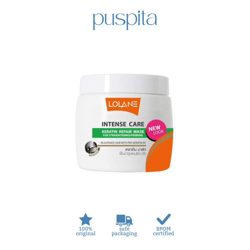 PUSPITA - Lolane Keratin Repair Masker Rambut Intense Care 200gr