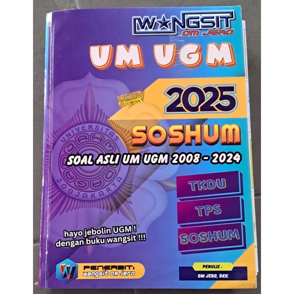 [VIA X] PRELOVED WANGSIT UTUL UGM SOSHUM 2025
