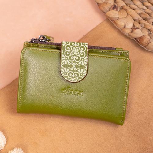 DOMPET WANITA KULIT ASLI ALONA SEKAR ETHNIC WALLET ORIGINAL