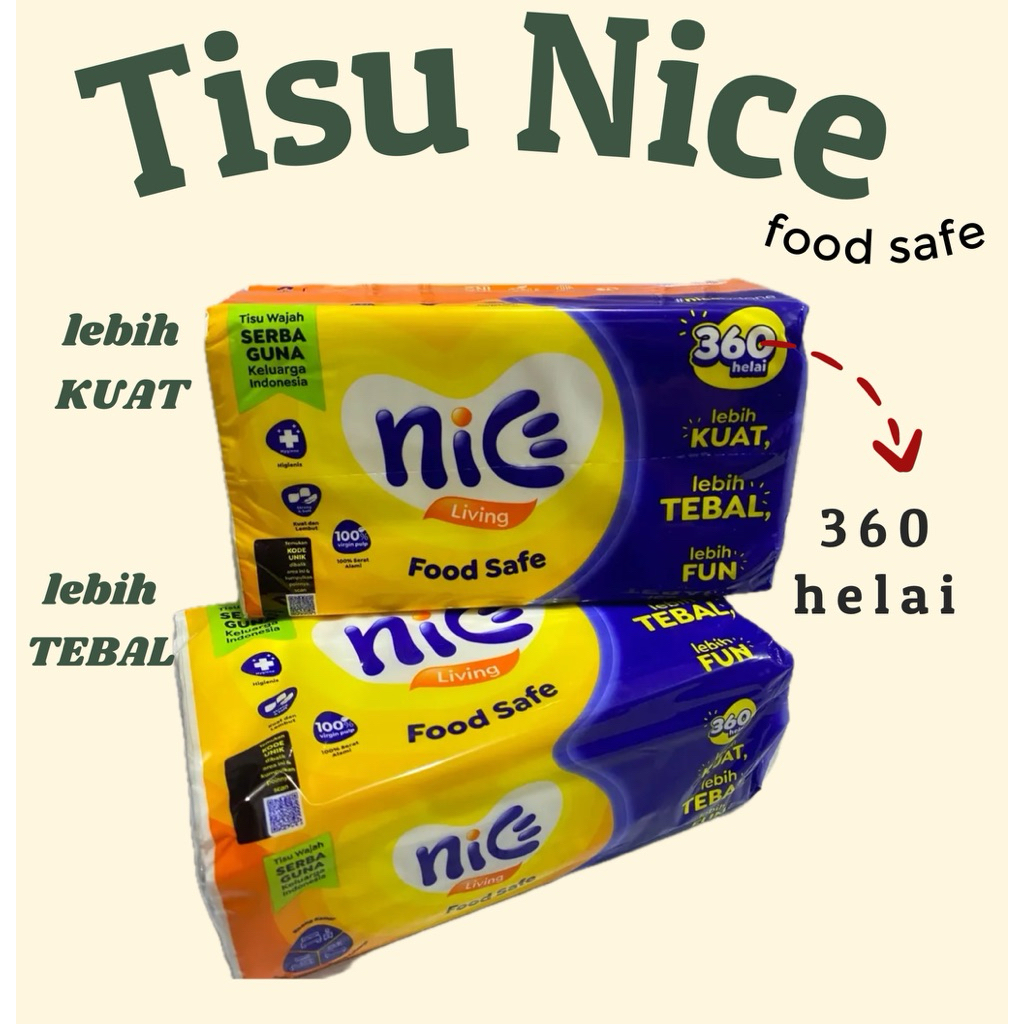 4 TISU NICE 360 helai