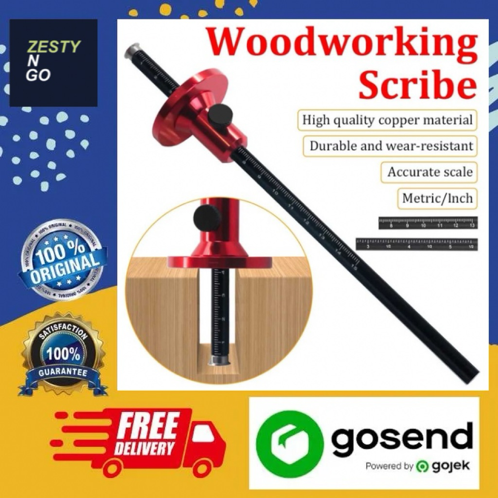 

AIX Marking Gauge Scriber European Ruler Woodworking Wheel - A-71