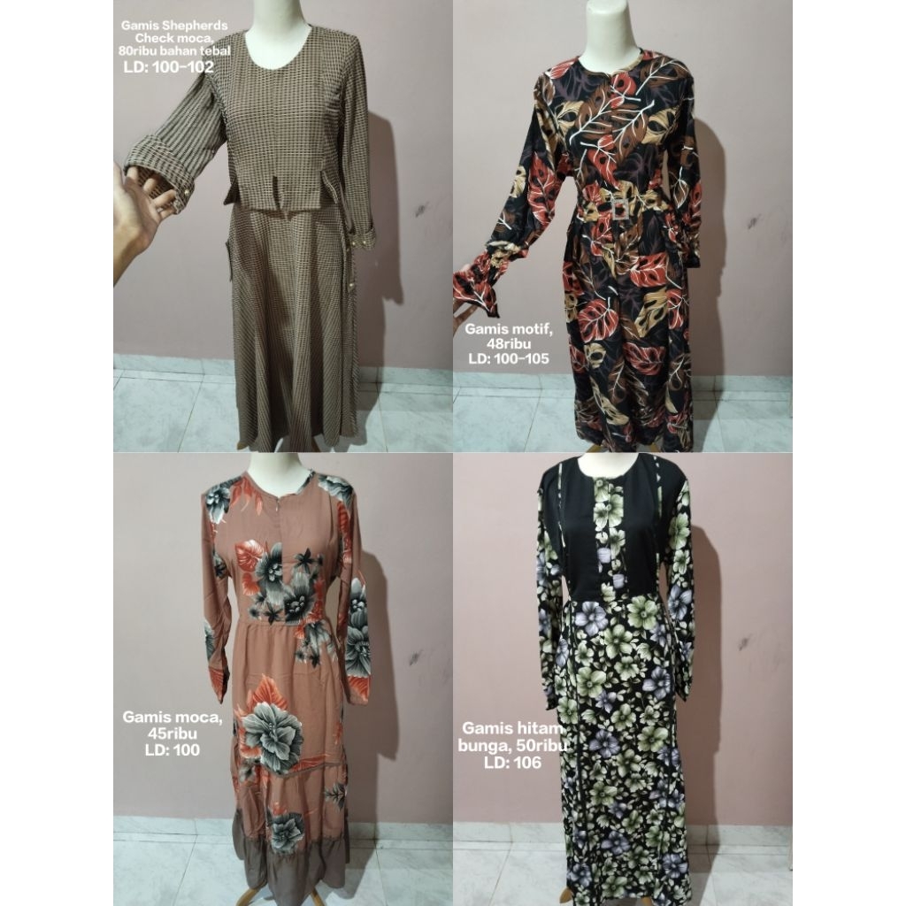 Gamis wanita termurah, Gamis cuci gudang harga murah start from 35-80 ribuan