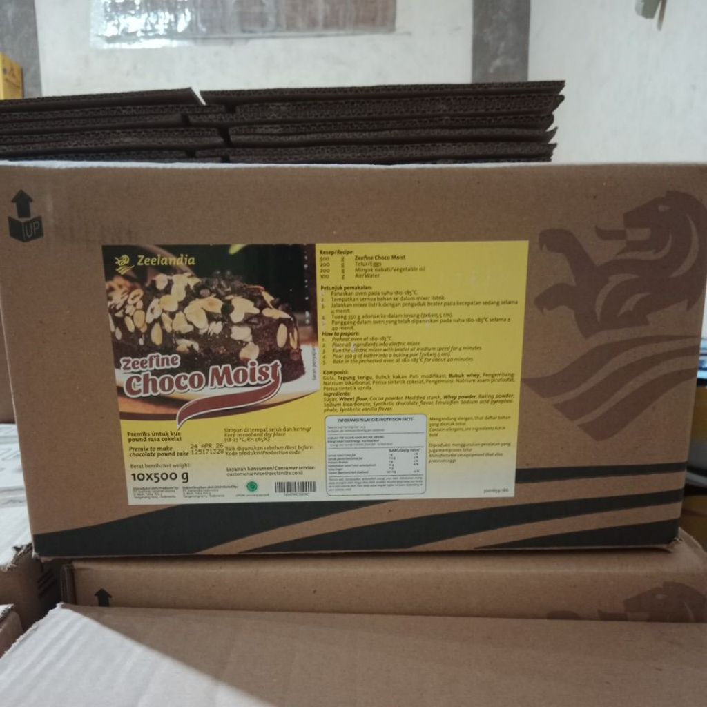 

zeelandia zeefine choco moist 10 x 500 g /karton