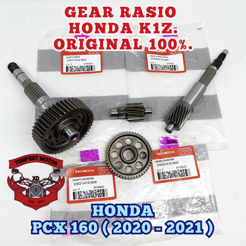 GEAR RASIO HONDA PCX 160 GIGI RASIO HONDA K1Z PCX 160 GER GIR GARDAN ORI PCX 160 GIR RASIO PCX 160
