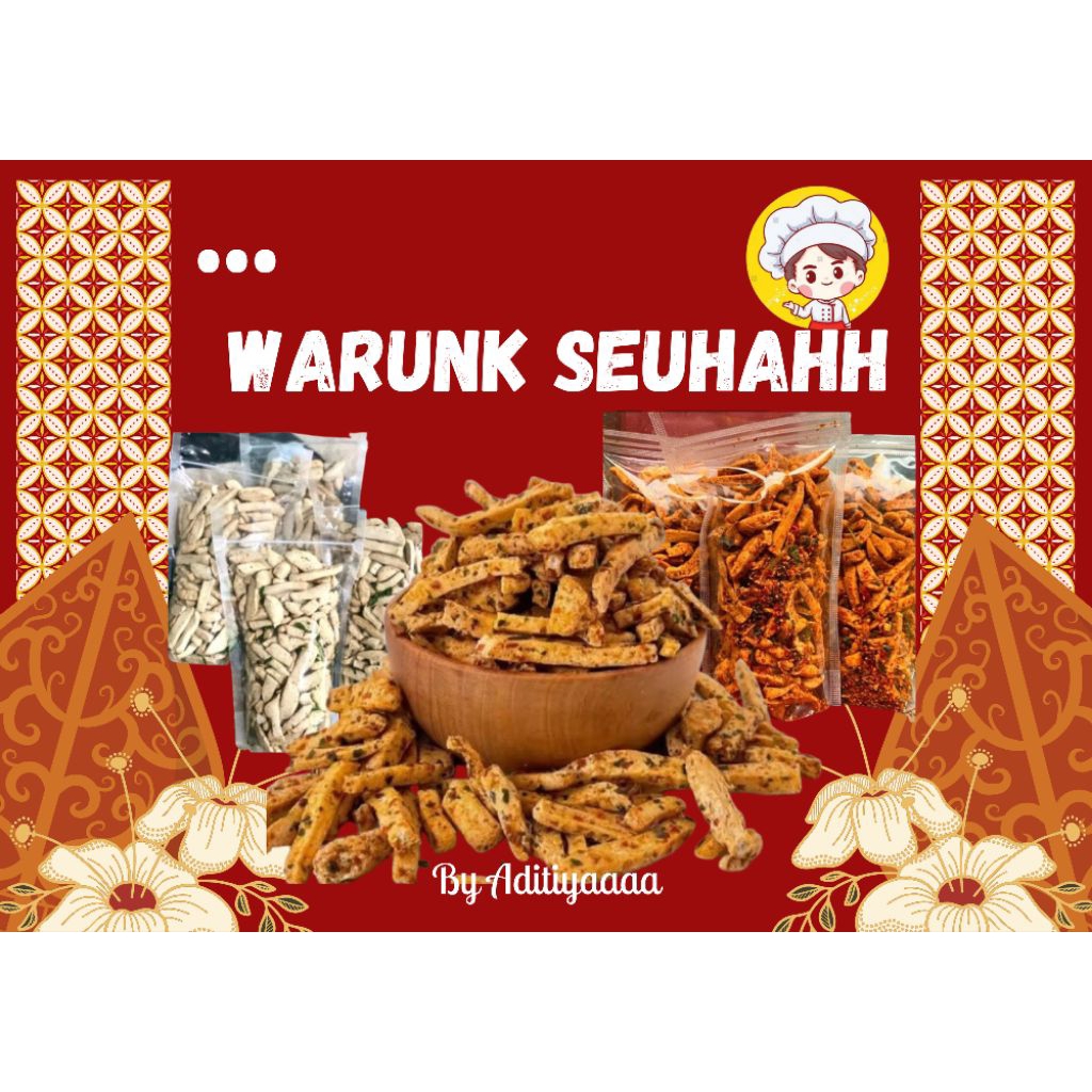 

BASRENG DAUN JERUK RENYAH GURIH ORIGINAL/PEDAS/EXTRA PEDAS KEMASAN 100gram CEMILAN