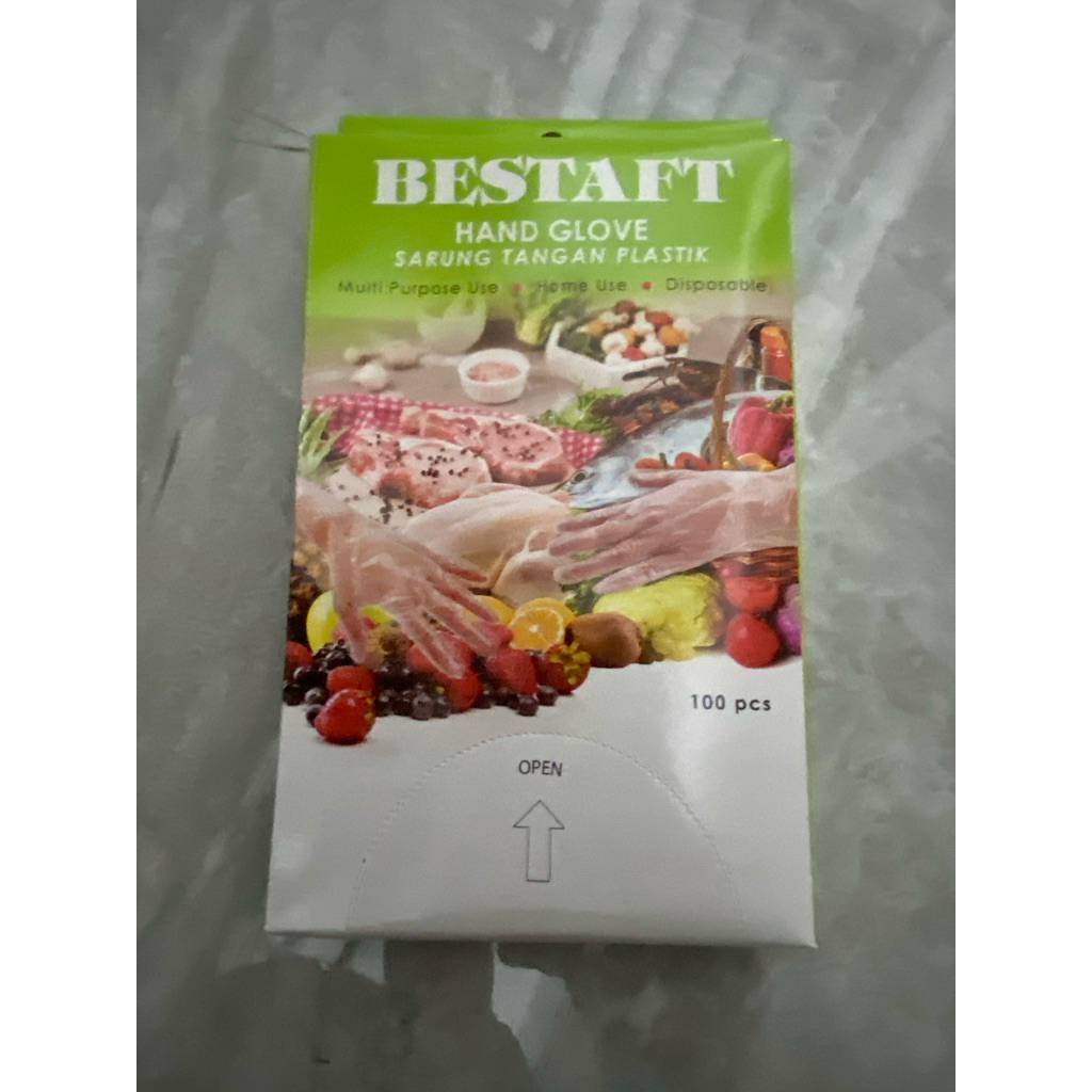 Sarung Tangan Plastik Sekali Pakai