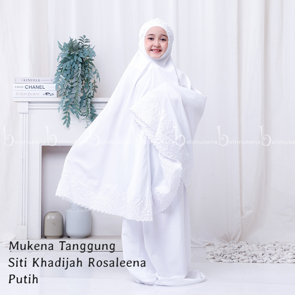 BELIMUKENA PREMIUM - Mukena Anak Tanggung Microtex Khadijah Rosaleena