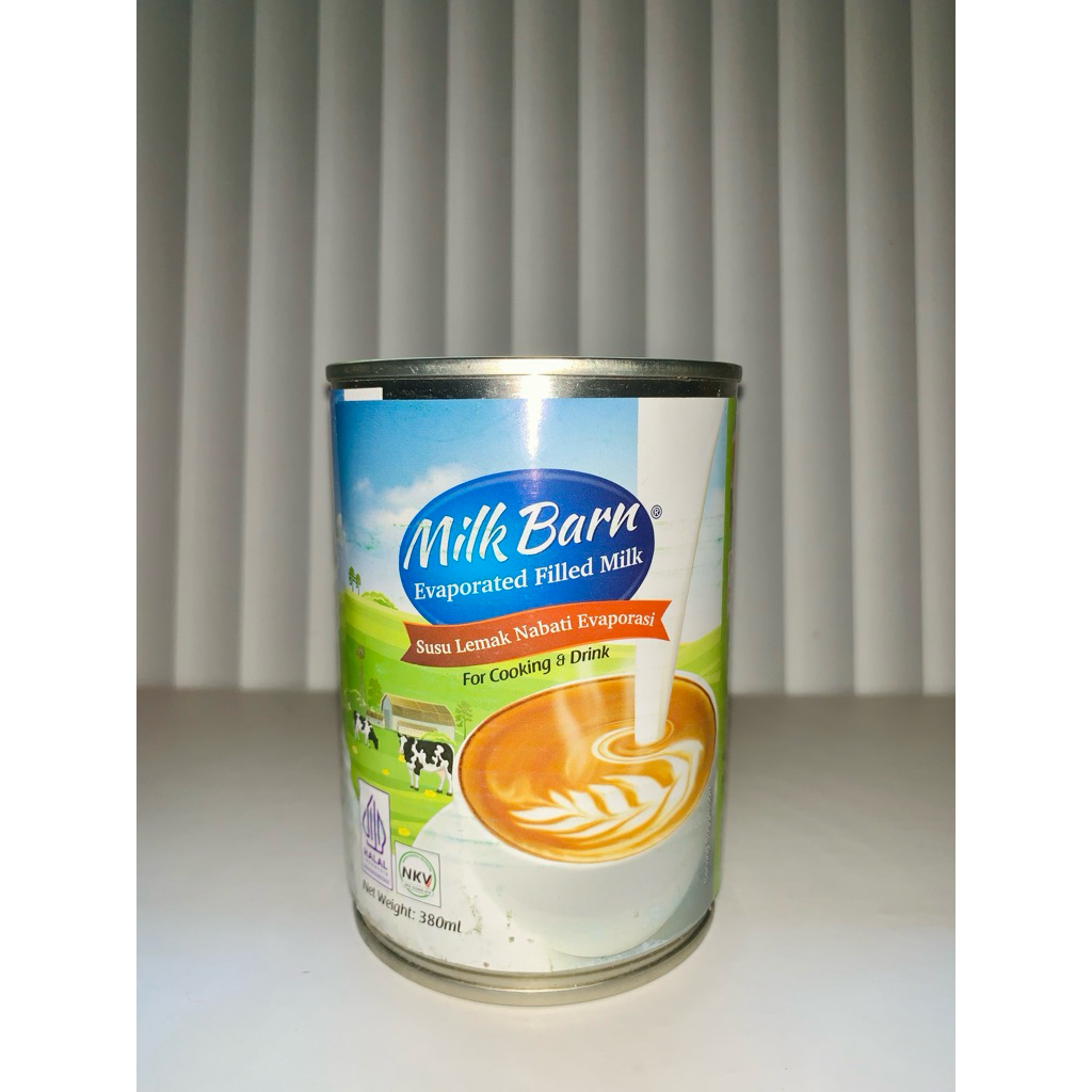 

MILK BARN EVAPORATED FILLED MILK 380 ML SUSU EVAPORASI