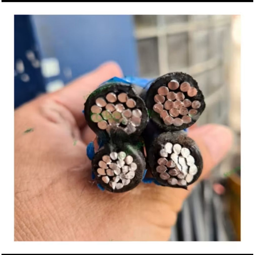 Kabel Twist 4x95 FULL 4x95mm Per 120 Meter Alumunium Tuis JTR TIC PLN SPLN LMK