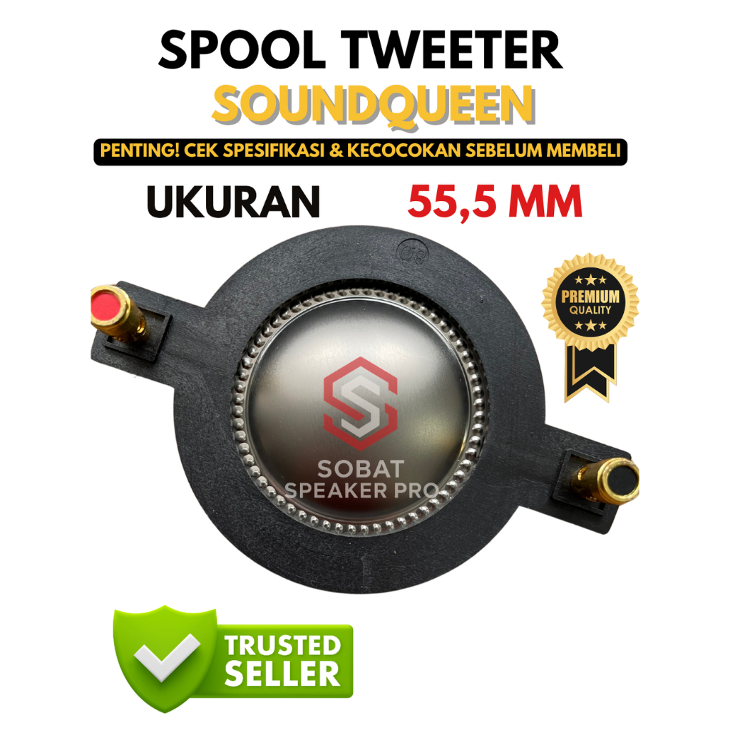 Spul Spull Tweeter SoundQueen SQ55 ORIGINAL / Spol Twiter Driver Recone Kit SQ 55 / Spoll Twetter Sp