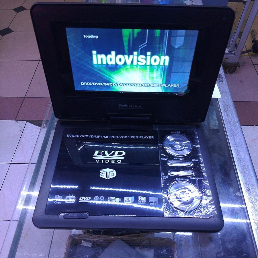 DVD PORTABLE INDOVISION 7,8"DVD PORTABLE INDOVISION DVD VCD MP3 MP4 CD DAN TV