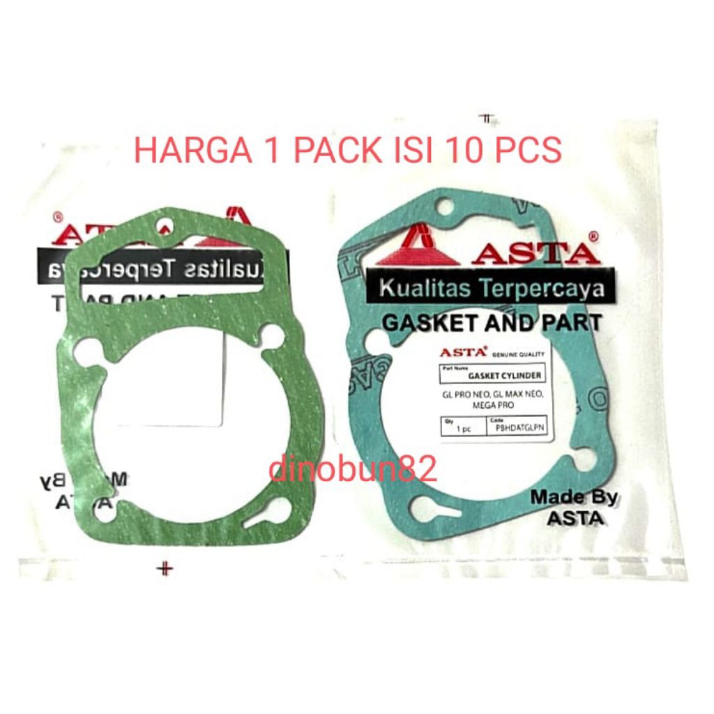 Paking blok / gasket cylinder GL PRO NEOTECH / GL MAX NEOTECH / MEGAPRO / TIGER asta