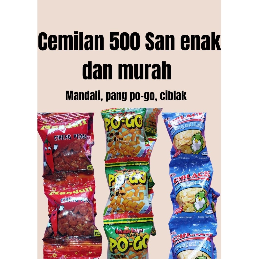 

cemilan enak bikin nagih, murahmeriah, 3 renceng
