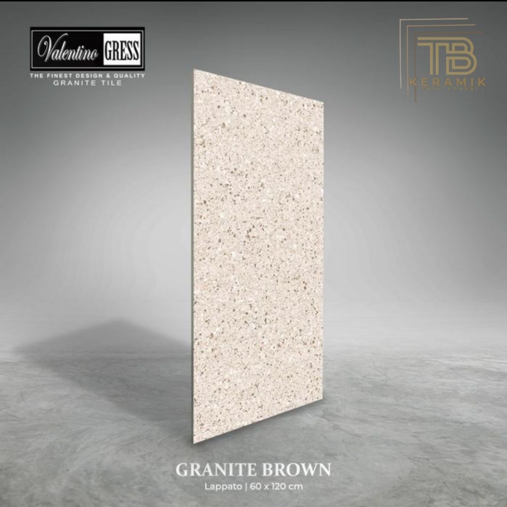 GRANITE VALENTINO GRESS 60X120 CM - GRANITE BROWN