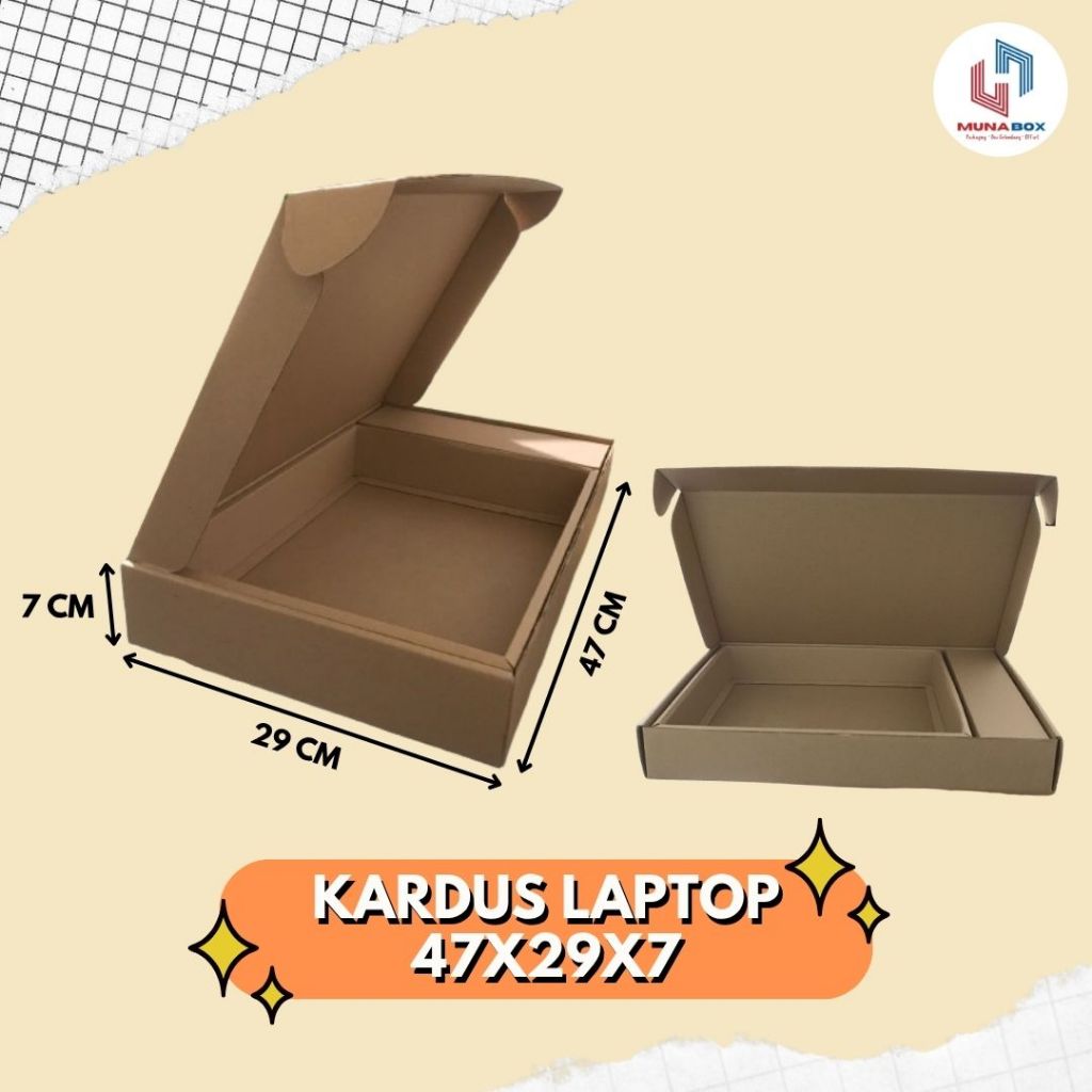 

Kardus Laptop 14 Inch 47x29x7 Box Laptop