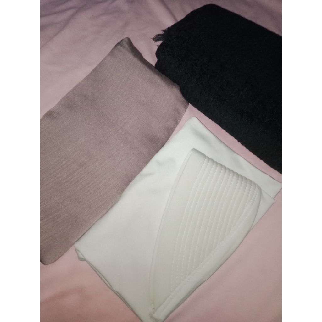 [ PRELOVED ] Kerudung Pashmina, segiempat, rabbani & sport + admin