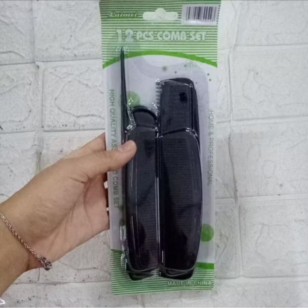 Sisir rambut paketan sisir rambut set isi 12 pcs