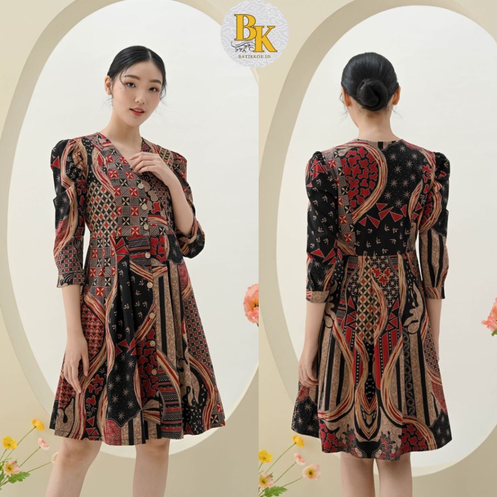 MTS 308 - Dress Batik Modern / Terusan Batik Modern