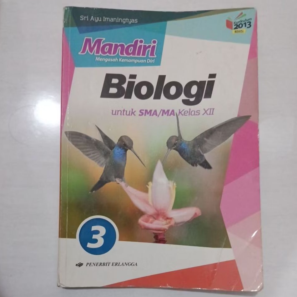 {BACA DESKRIPSI}Buku Mandiri Biologi kelas 12(3 SMA) bekas