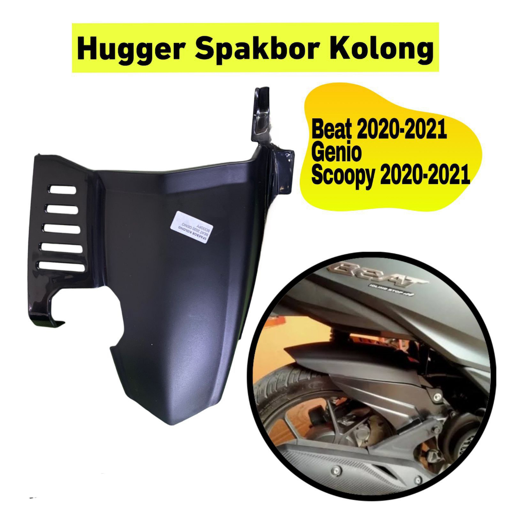 Hugger Beat New 3 Baut Street Deluxe Genio scoopy ABS CBS Hager Spakbor Kolong Air Blade Pnp