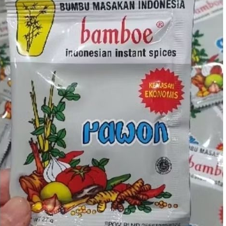 

(1 pack) Bamboe Bumbu rawon 27 gr Instant