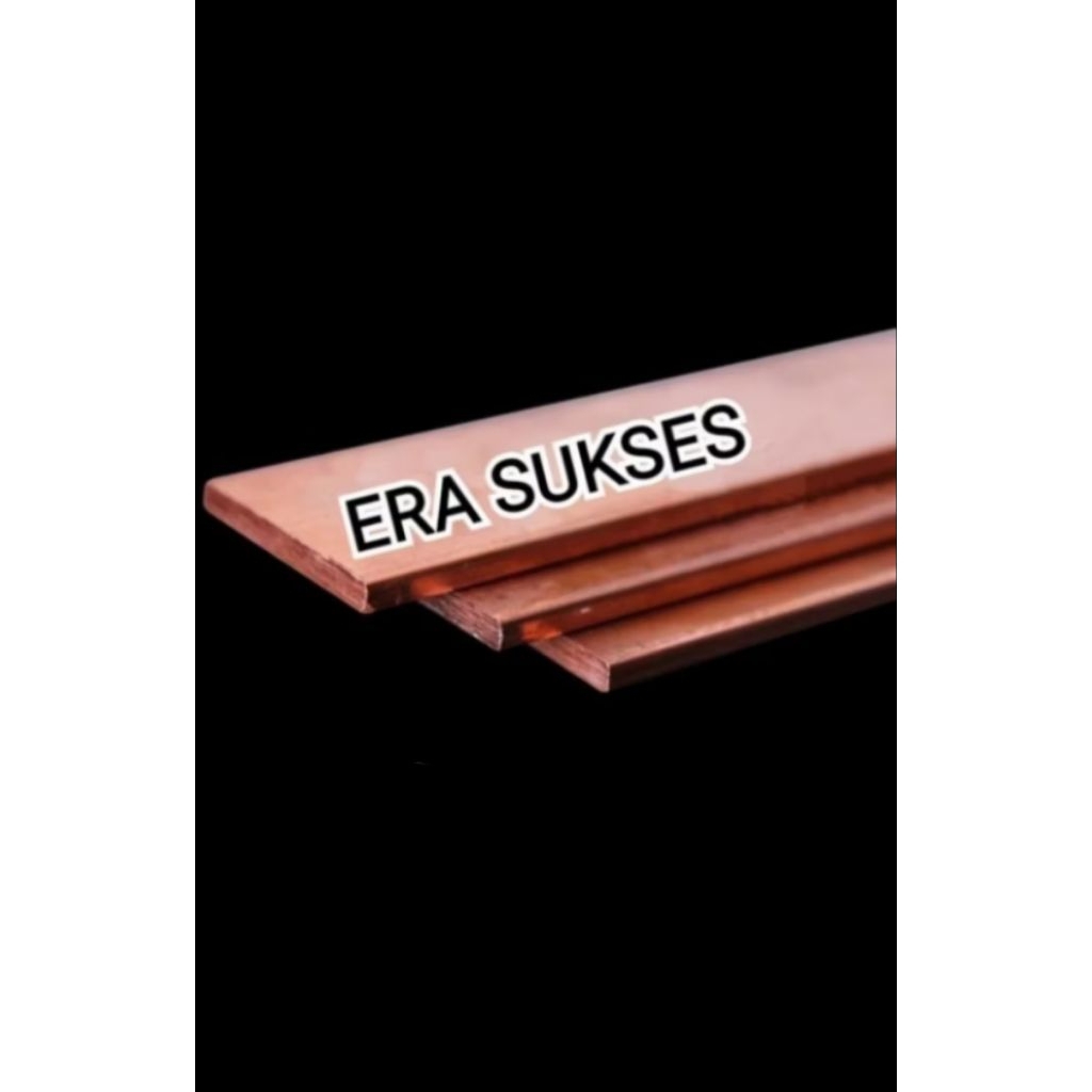 Plat Tembaga Busbar 5mm x 15mm x 500mm