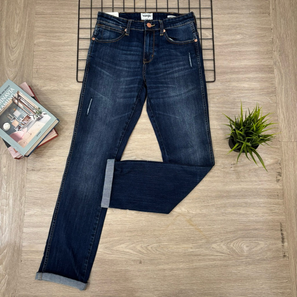 celana jeans panjang wrangler pria original SPENCER // SLIM STRAIGHT