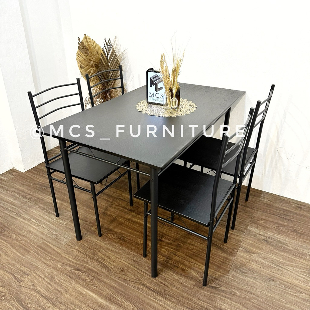 Meja Kursi Makan Kaki Besi Mebel MCS Furniture Semarang