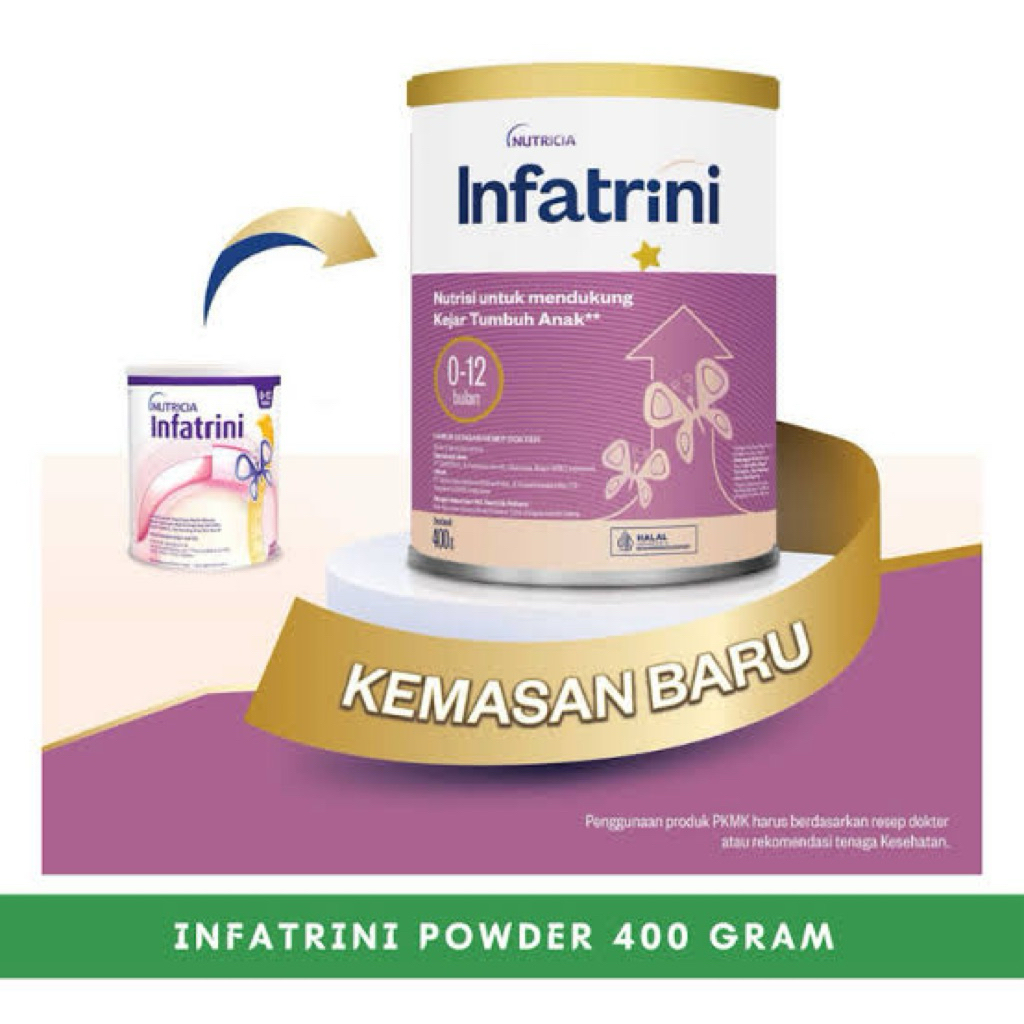 Infantrini 0-12 bulan 400 gr Susu Formula Khusus untuk Kejar Tumbuh Anak