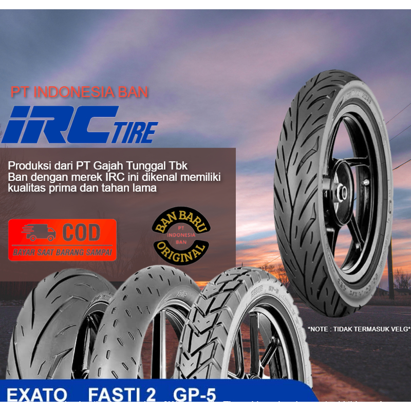 [COD] Ban Motor IRC 100/70-14 TUBELESS NR 82 MIO X-RIDE