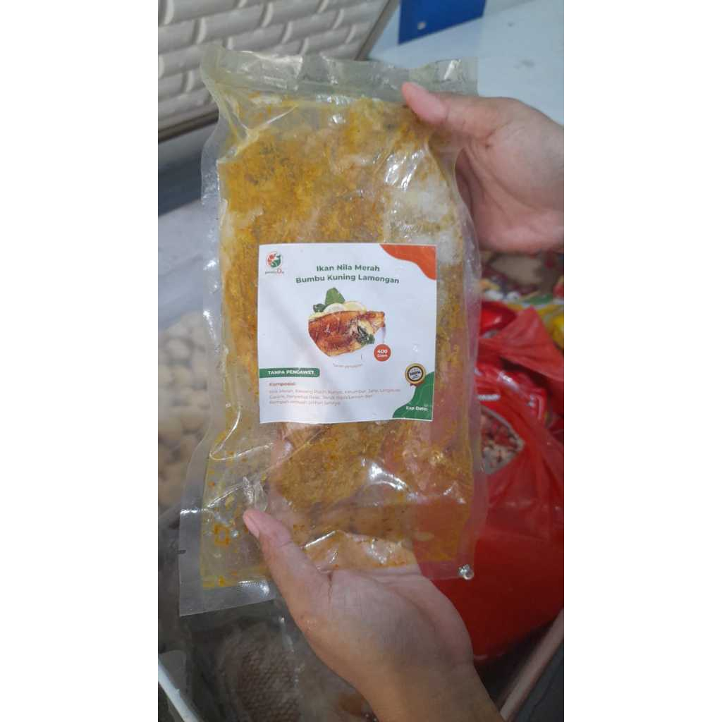 

Ikan Nila Merah bumbu kuning