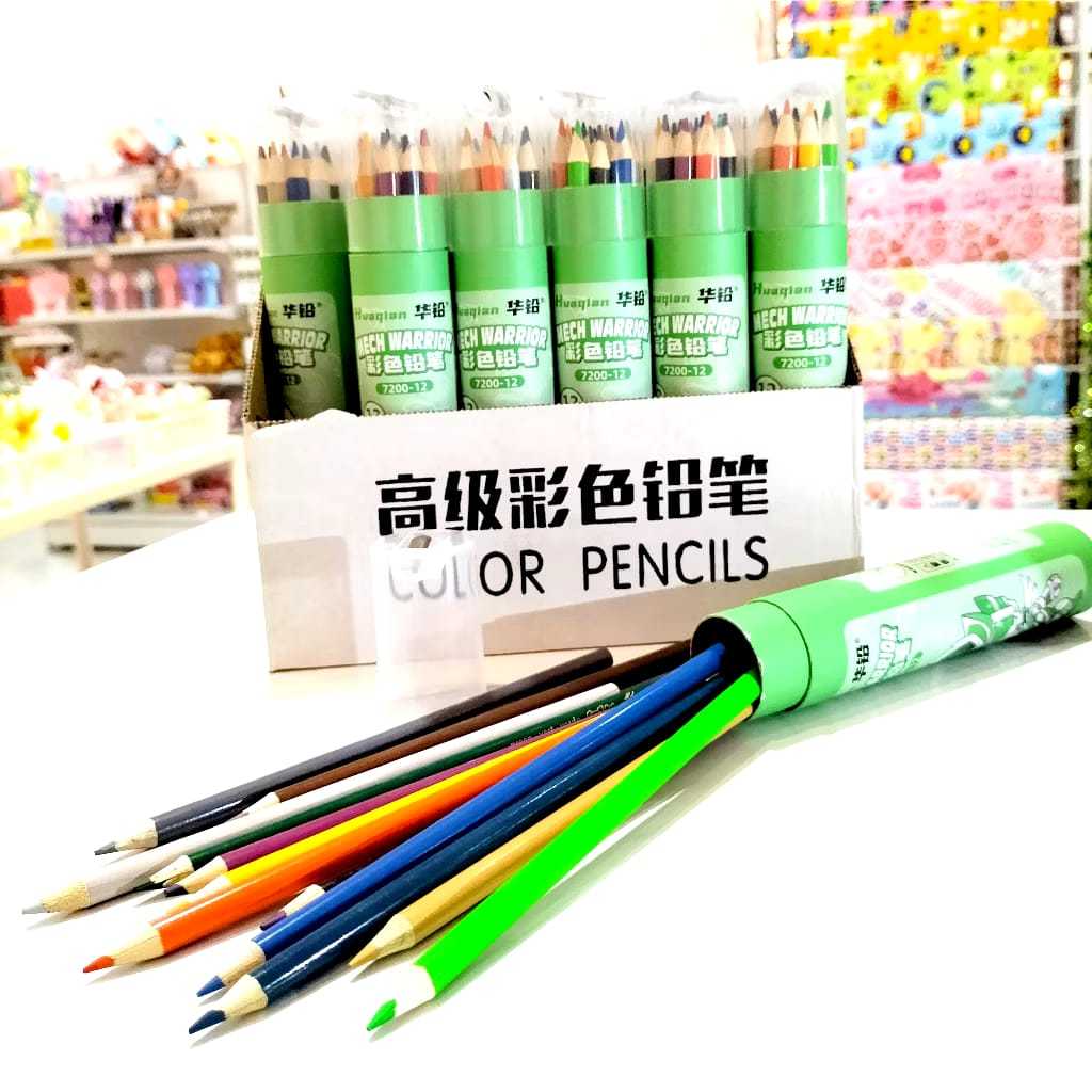 

Veiso_ Pensil Warna 12W 7200-12 MECH/ ISI 12 PENSIL WARNA TABUNG / PENSIL WARNA TABUNG ISI 12 WARNA