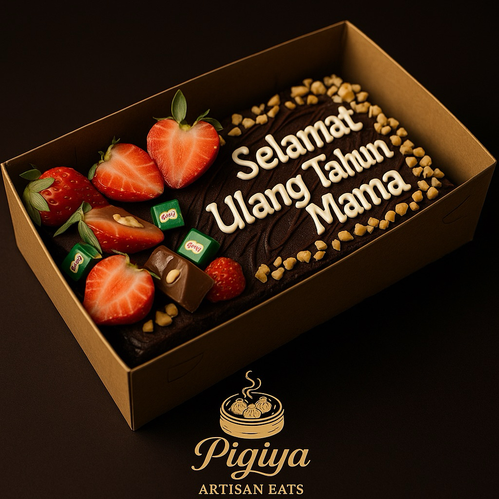 

FUDGY BROWNIES // BROWNIES // KUE ULANG TAHUN // CAKE