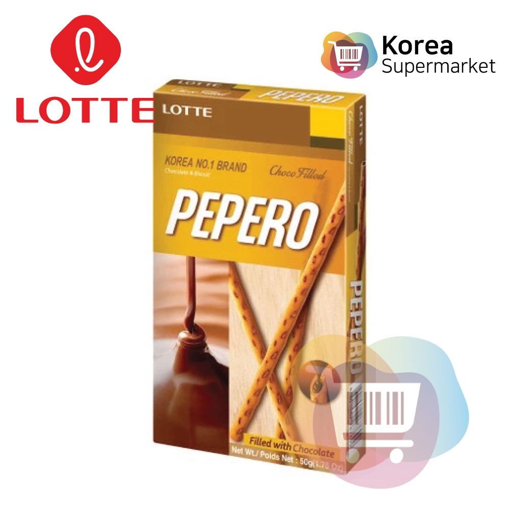 

(PROMO) Lotte Pepero Nude Choco Filled 50 gr