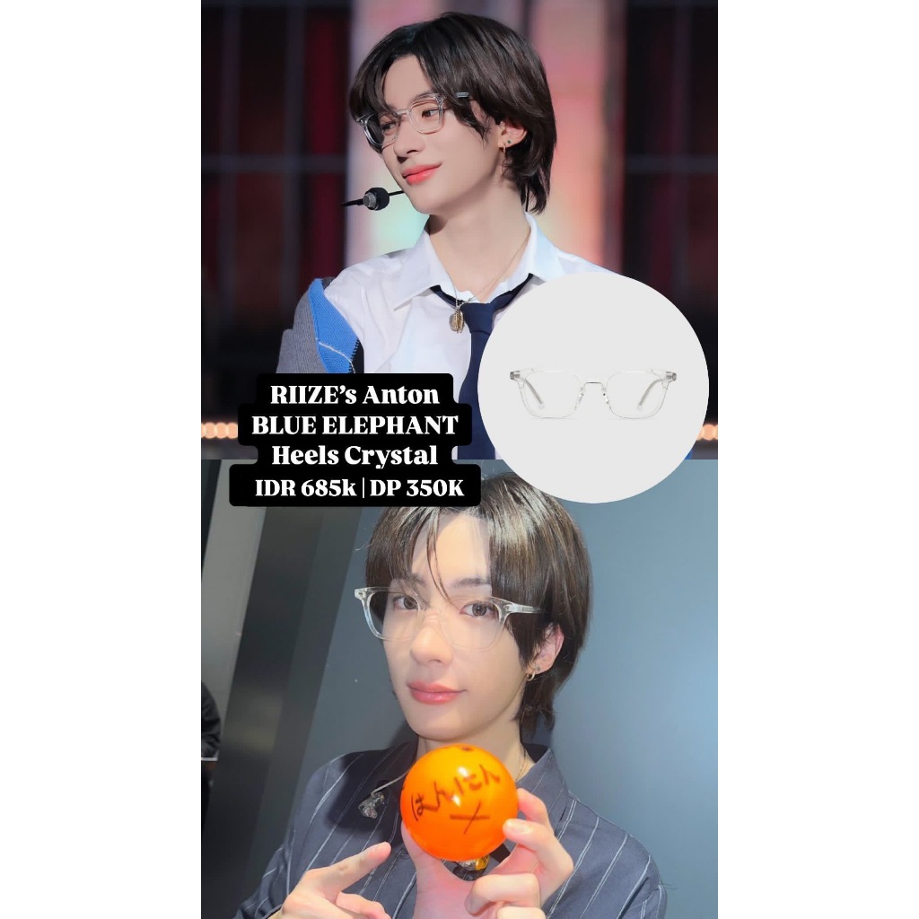 [PO KR] BLUE ELEPHANT - HEELS CRYSTAL (RIIZE ANTON'S GLASSES)