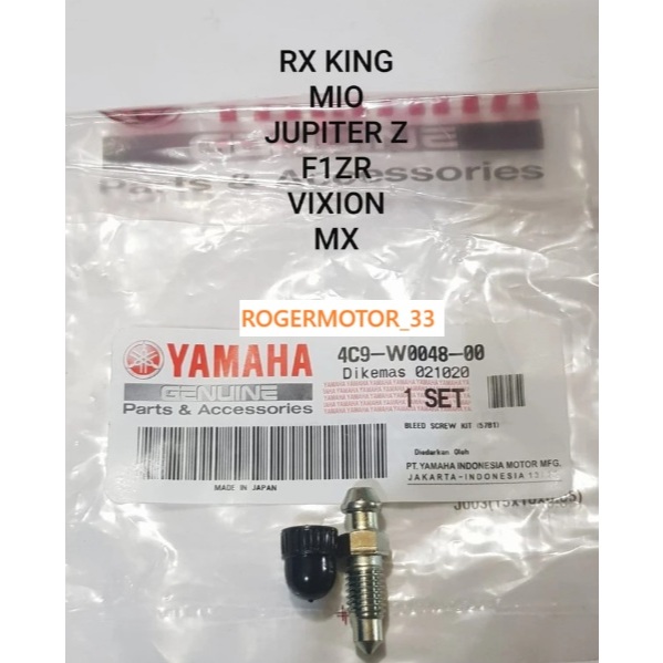 BAUT BAUD NEPEL PEMBUANGAN STELAN ANGIN REM KALIPER DEPAN RX KING F1ZR JUPITER Z MX VIXION SCORPIO 4