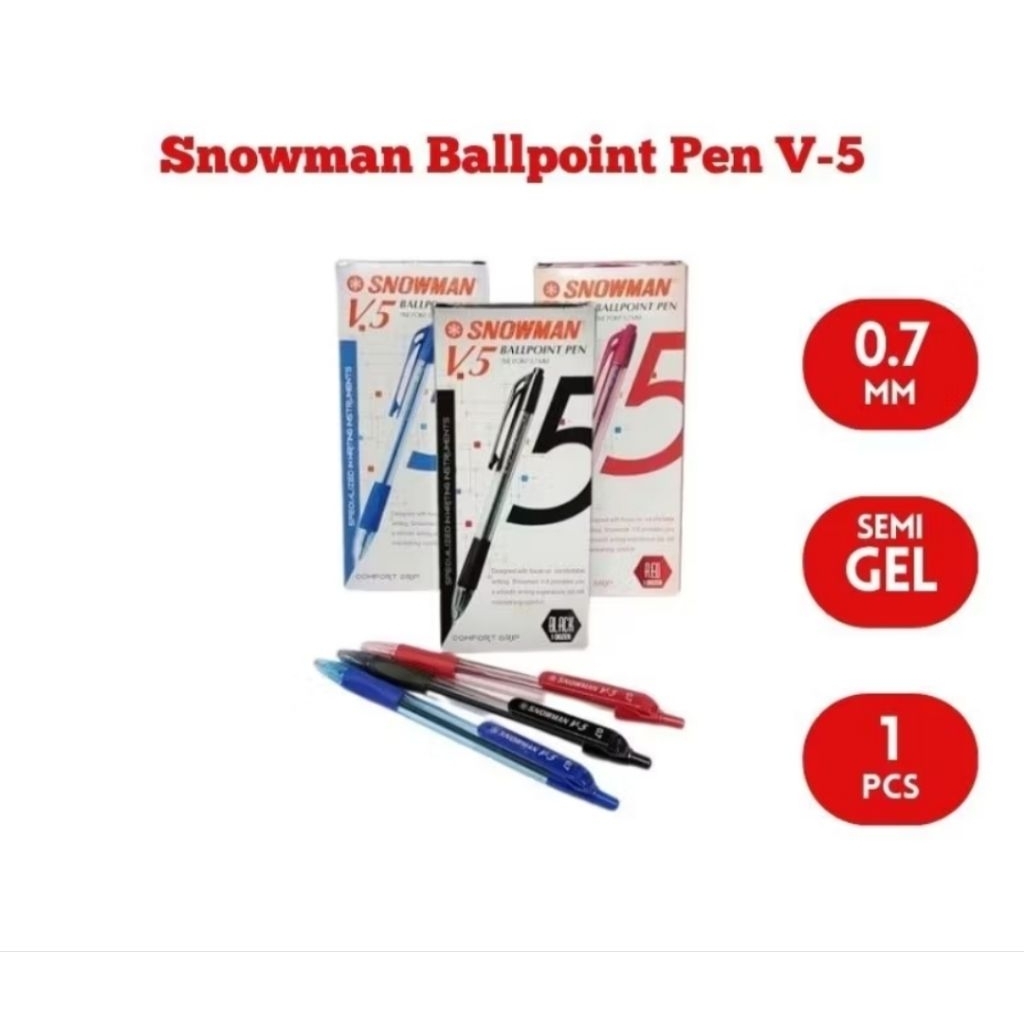 

(Satuan) Ballpoint Snowman V5