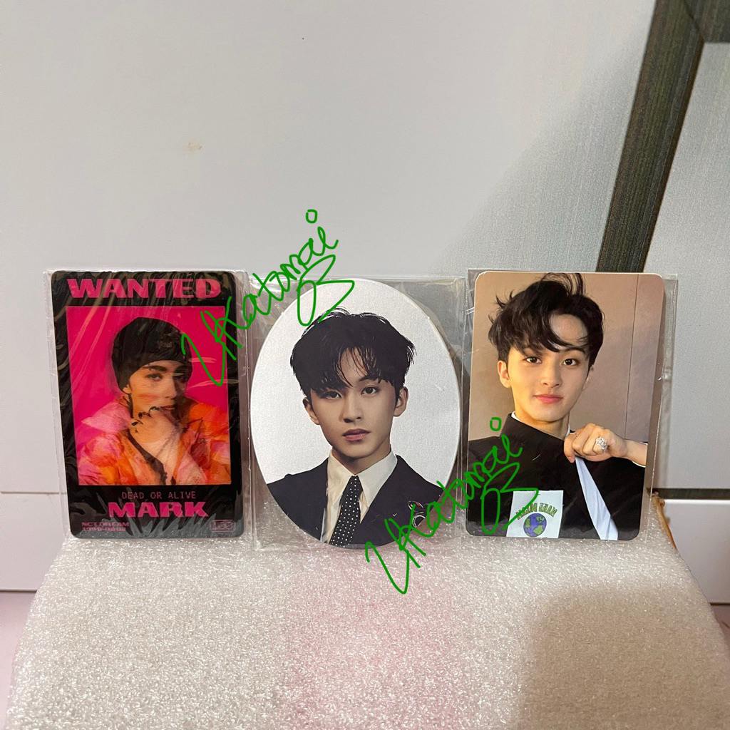 [Photocard Official] NCT Mark (Glitch Mode Lenti, Favorite Pendant dan Hello future Dream Agent)