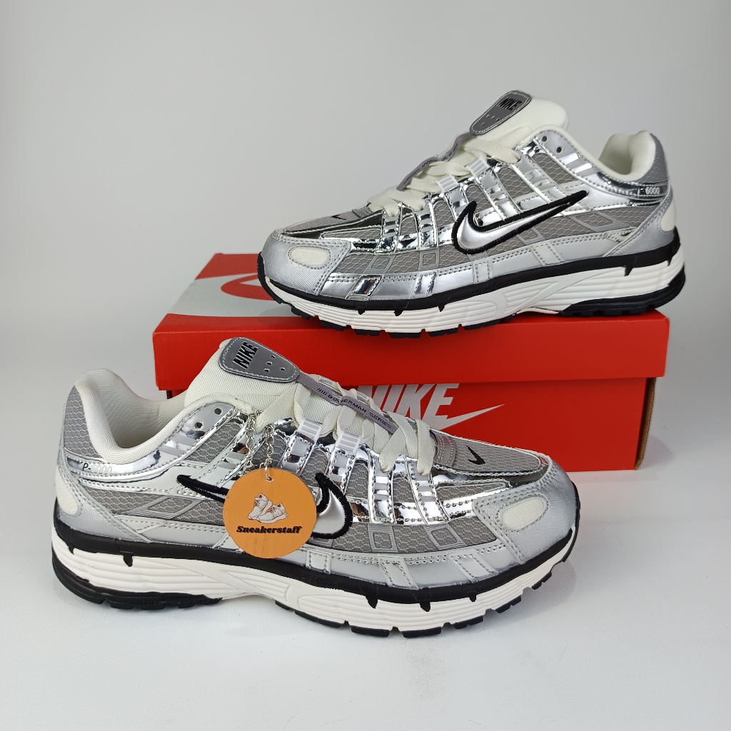 Sepatu Nike P-6000 Metallic silver