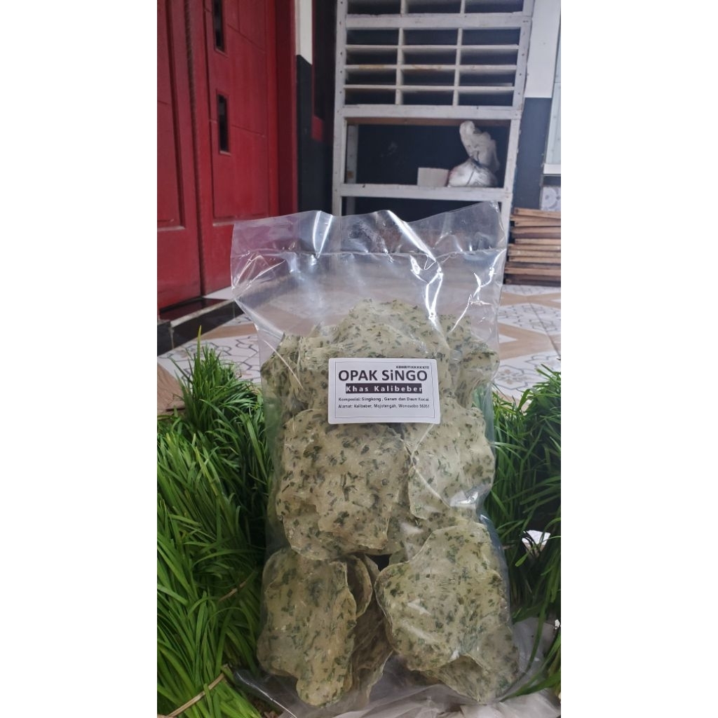 

Opak Singkong Kucai Mentah Ukuran Sedang | Khas Wonosobo | Isi 50 Biji