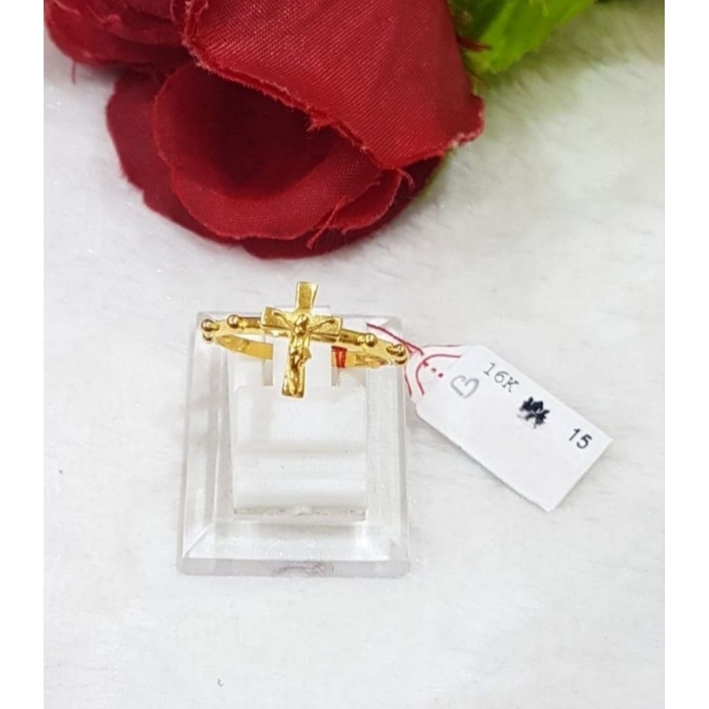 Cincin emas 70 salib rosario