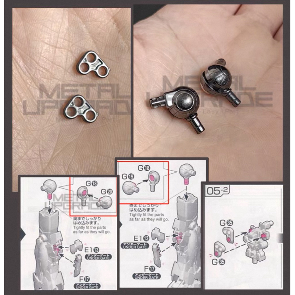 RG Unicorn Gundam Metal Upgrade Part