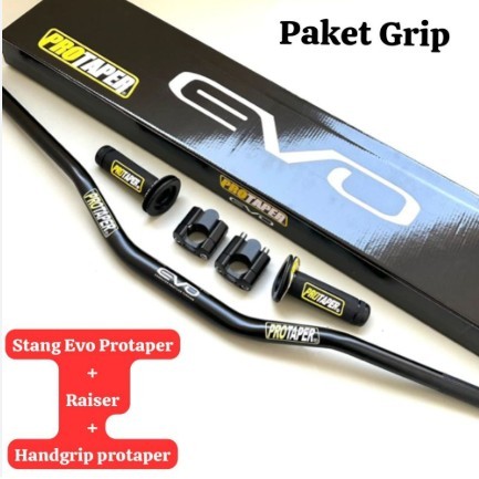 Stang Fatbar Protaper Evo Low Set Handguard Tulang Raiser Grip Supermoto Trail KLX Byson Universal S