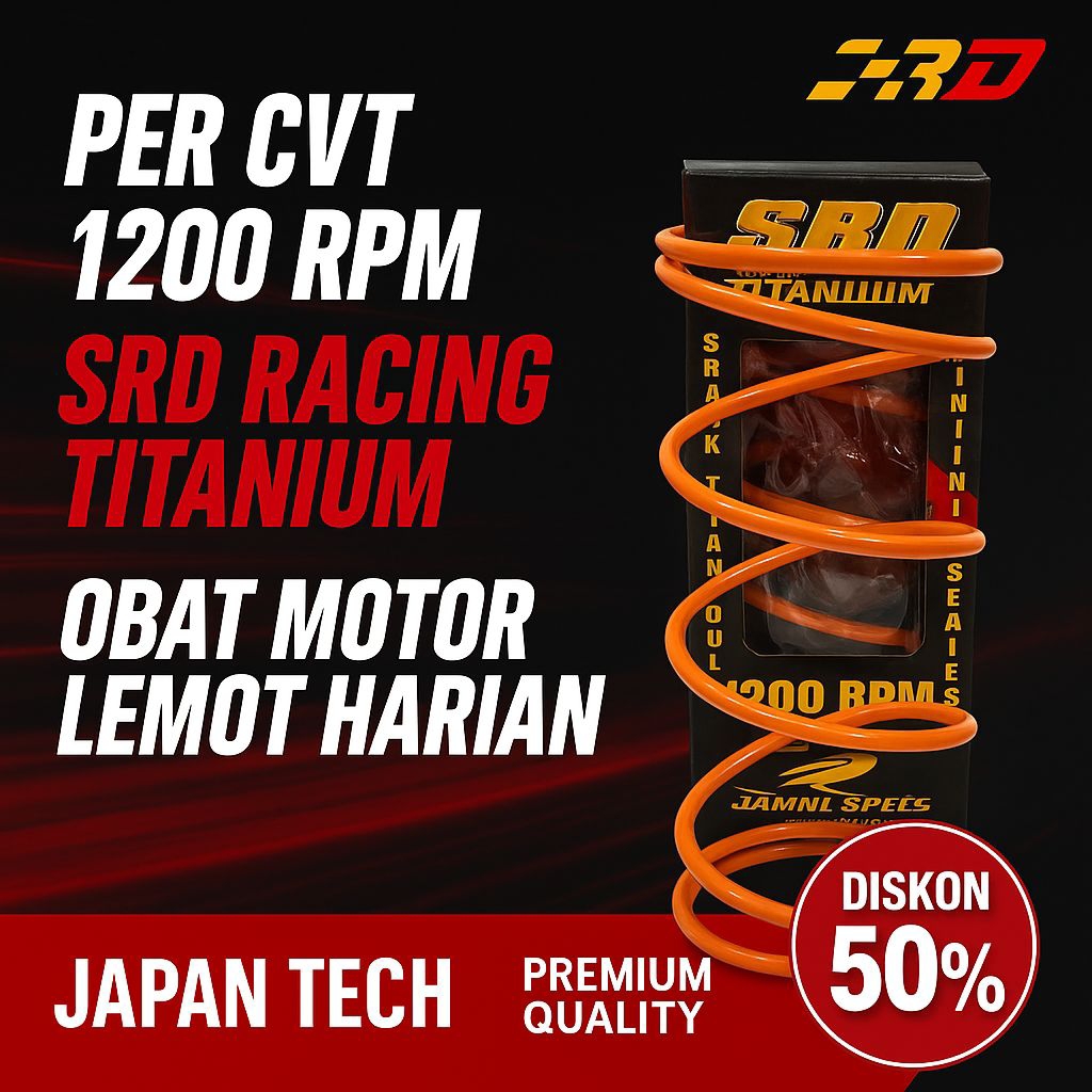 PER CVT 1200 RPM NMAX-NMAX 2020 AEROX LEXI SRD RACING TITANIUM