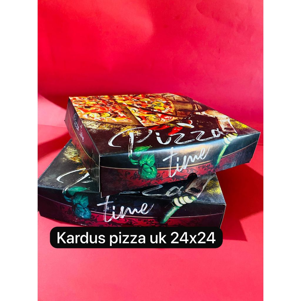 Dus Kotak Pizza / Box Pizza 24x24x5 Ringan Tebal dan Kuat
