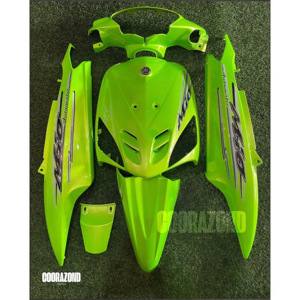Full body halus mio sporty hijau stabilo lembayung gold