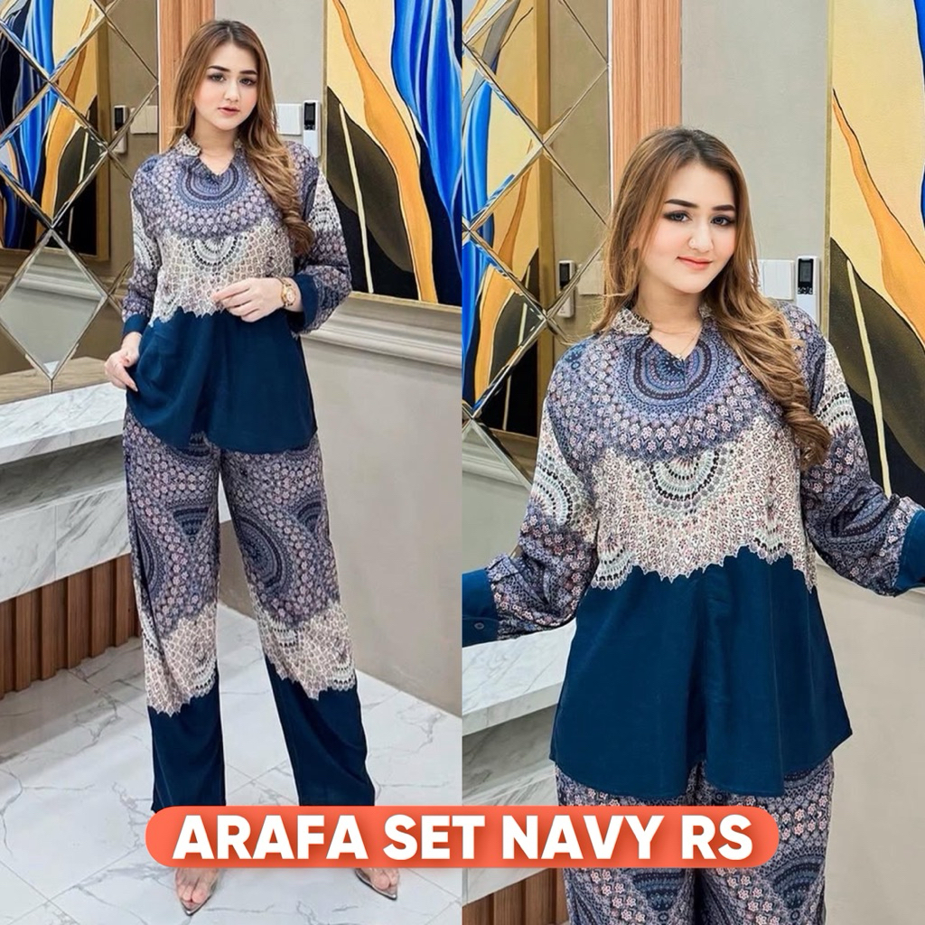 Setelan Viral Kekinian RS || One Set Rayon Premium || Setelan Dewasa Wanita